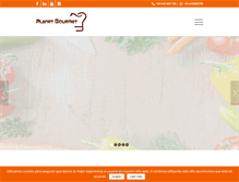 Tablet Screenshot of planetgourmet.es